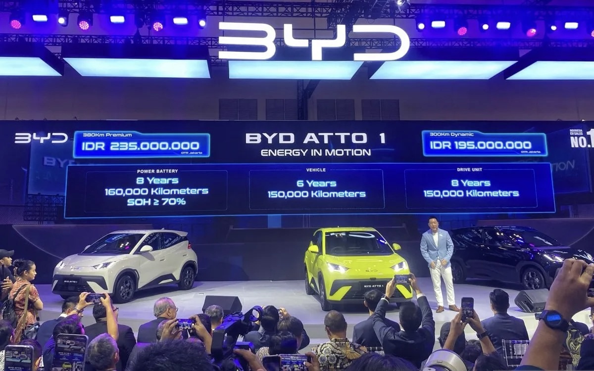 Resmi Meluncur, BYD Atto 1 Dibanderol Mulai Rp190 Jutaan